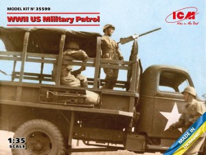 ICM 1:35 35599 WWII US Military Patrol (G7107 with MG M1919A4)