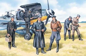 ICM 1:48 48082 Deutsche Luftwaffe Piloten und Bodenpersonal