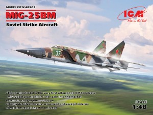 ICM 1:48 48905 MiG-25 BM, Soviet Strike Aircraft