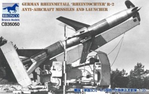 Bronco Models 1:35 CB35050 German Rheinmetall'Rheintochter R-2 anti-aircraft missiles a.launcher