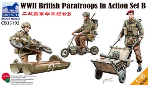 Bronco Models 1:35 CB35192 WWII British Parattroops In Action Set B