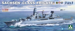 Takom 1:350 TAK6001 Sachsen-Class Frigate 3 in 1