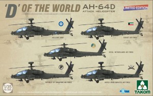 Takom 1:35 TAK2606 D' Of The World AH-64D Attack Helicopter (Limited Edition)