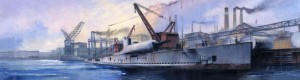 Hobby Boss 1:350 83522 French Surcouf Submarine Cruiser