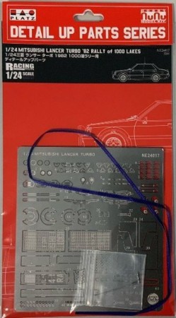 NUNU-BEEMAX 1:24 NE24017 Mitsubishi Lancer Turbo 82 Rally of 1000 Lakes, Detail UP Parts Series