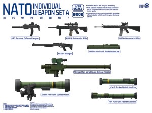 Magic Factory 1:35 2002 NATO Individual Weapon Set A(A kit incl.2 pcs of each weapon