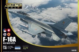 KINETIC 1:48 K48100 F-16A MLU Block 20 -Gold S