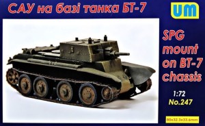 Unimodels 1:72 UM247 SPG based on the BT-7 chassis