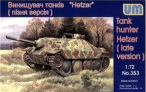Unimodels  UM353 Tank Hunter Hetzer (late version)