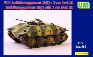 Unimodels 1:72 UM483 Aufklarungspanzer 38(t) with 2cm Kwk38
