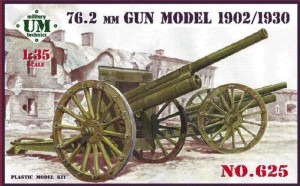 Unimodels 1:35 UMT625 76,2mm gun, model 1902/1930