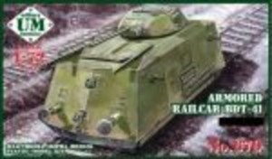 Unimodels 1:72 UMT670 Armored railcar BDT-41
