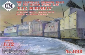Unimodels 1:72 UMT698 Iliya Muromets the legendary armored train of WWII