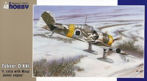 Special Hobby 1:48 100-SH48073 Fokker D.XXI 4. Sarja with Wasp Junior Engine