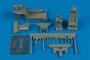Aires 1:48 4483 F-5E Tiger II cockpit set for AFV-Club