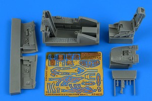 Aires 1:48 4820 F-104G Starfighter cockpit set (C-2 ej. seat) for Kinetic