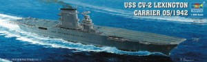 Trumpeter 1:350 5608 Flugzeugträger USS Lexington CV 2