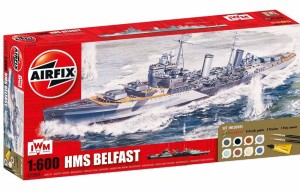 Airfix 1:600 A50069 HMS Belfast Gift Set