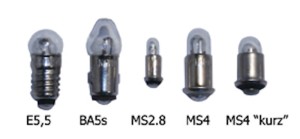 TAMS 80-10220-05 Lämpchen 4 mm, klar, MS4, 19 V, 5-er Pack