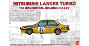 NUNU-BEEMAX 1:24 PN24032 Mitsubishi Lancer 2000 turbo Hongkong Beijin Rally'85