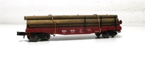 Arnold N (2) US-Güterwagen Rungenwagen RDG 91306 mit Ladung (5655H)