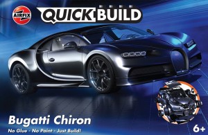 Airfix  J6025 QUICKBUILD Bugatti Chiron - Black