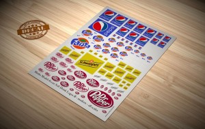 Matho Models  80021 Soft Drink Logos B - modern