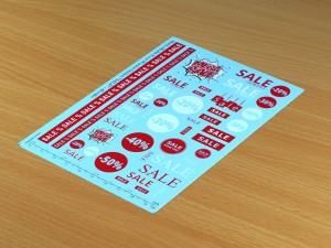 Matho Models  80011 Window Stickers SALE