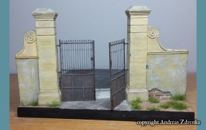 Matho Models 1:35 35060 Metal Fence Set B - Gate
