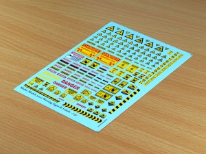 Matho Models 1:35 35101 Warning Signs & Labels
