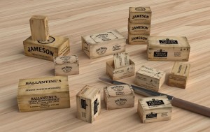 Matho Models 1:35 35130 Wooden Crates: whiskey