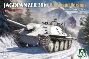 Takom 1:35 TAK2181 Jagdpanzer 38(t) Command Version w/ Winterketten Full Interior