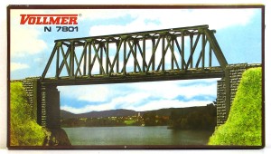 Vollmer N 7801 Bausatz Kastenbrücke, einspurig - OVP (4969F)