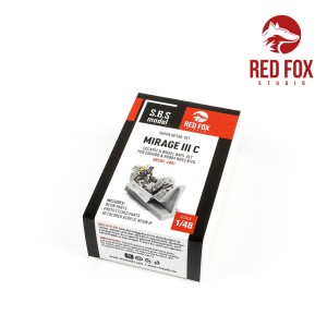 Red Fox Studio 1:48 RFSQS-SBSRF-4801 1/48 Mirage III C (for Hobby Boss kit)