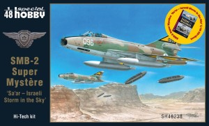 Special Hobby 1:48 100-SH48238 B SMB-2 Super Mystère  'Sa’ar – Israeli Storm in the Sky' 1/48 Kit+Book