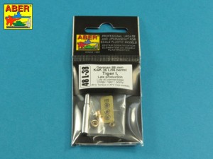 Aber Models 1:48 48 L-38 German 88 mm KwK 36 L/56 Tiger I Late Barrel