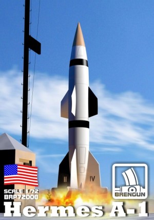Brengun 1:72 BRP72008 Hermes A1 rocket
