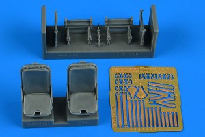 Aires 1:48 4914 Sea King HAR Mk.3/5/AEW Mk.2A pilot & co-pilot seats HASEGAWA