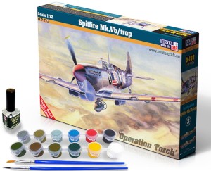 Mistercraft 1:72 SD-192 Spitfire Mk. Vb/ trop  START SET
