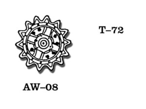 Friulmodel 1:35 AW-08 Tracks for T 72