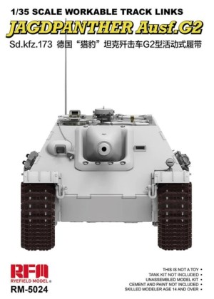 Rye Field Model 1:35 5024 Workable Track Links for Jagdpanther