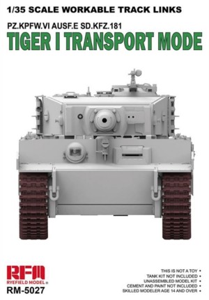 Rye Field Model 1:35 5027 TIGER I Transport Workable Track Links PZ.KPFW.VI AUSF.E.SD.KFZ.181