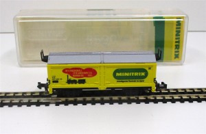 Spur N Minitrix 13530 Schiebedachwagen Sp.Messe 1985 DB OVP (5459K)