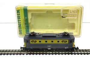 Spur N Minitrix 12069 Elektrolok BoBo 1100 NS grau-gelb Ep.IV (5476K)