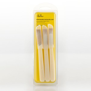 Heller  99006 Disposable scalpel set (3 pieces)
