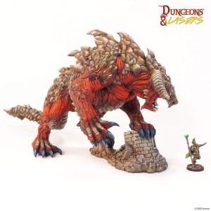 Archon Studio  DNL0061 Dungeons & Lasers Miniatures: TARRASQUE