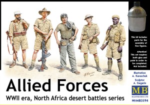 Master Box Ltd. 1:35 3594 Allied Forces. N.Africa desert battles.s