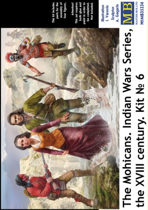 Master Box Ltd. 1:35 35234 The Mohicans. Indian Wars Series, the XVIII century. Kit ? 6