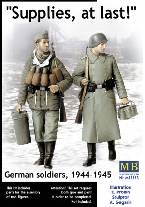 Master Box Ltd. 1:35 3553 Supplies! german soldiers 2 figs
