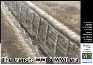 Master Box Ltd. 1:35 35174 The trench. WWI & WWII era